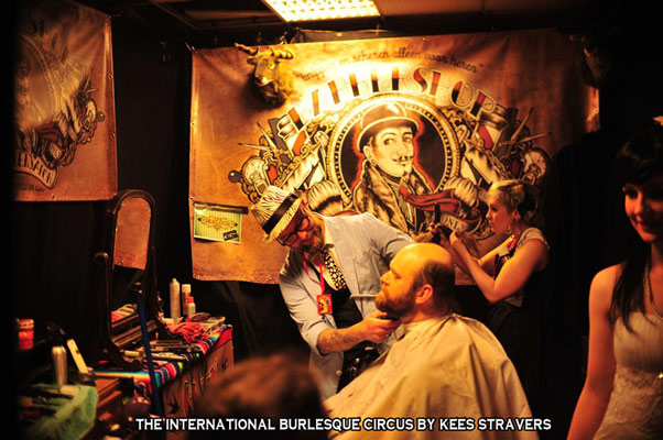 Barbershop De Snorrensalon at the International Burlesque Circus - the Once Upon A Time edition