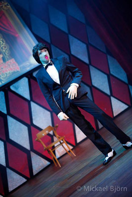 Hedoluxe as Carlo Amorre at the International Burlesque Circus- the Freaks & Geeks edition