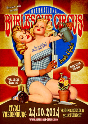 The Freaks & Geeks edition of the International Burlesque Circus at Tivoli vredenburg in Utrecht