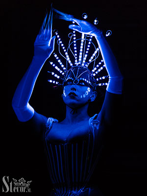 the Masquerade edition of the International Burlesque Circus at de Helling in Utrecht