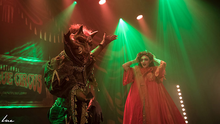 The Creatures of the Night Halloweeen edition of the International Burlesque Circus 2017 in Utrecht