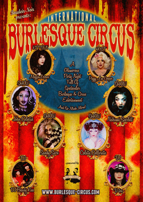 The Monsters in Pyjamas Halloween edition of the International Burlesque Circus by Boudoir Noir